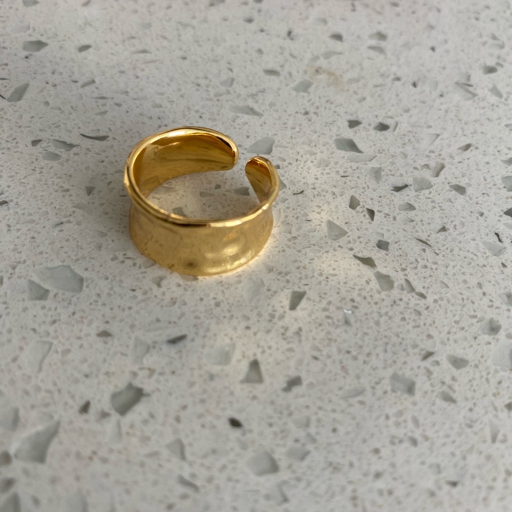 Gold Plated Statement Ring